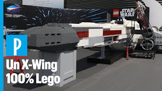 Un X-Wing grandeur nature en Lego exposé au salon du Bourget