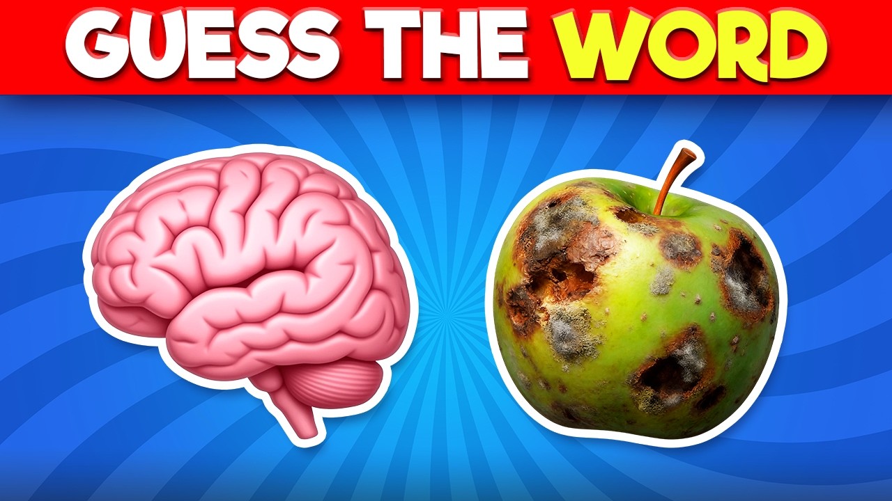 Guess the Word by the Emojis 🤔 | 60 Emoji Puzzles