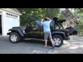 Soft top procedure with Gobi rack