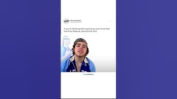 Thumbnail of Pre Malone was something else 😭 #postmalone #cringe #beforeandafter #rap #artist #funny #singer