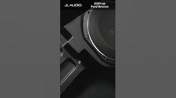 JL Audio Stealthbox for 2021-Up Ford Bronco 2-Door & 4-Door - Innovative Design & Bass
