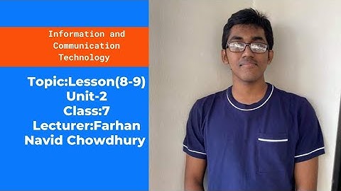 Input Device||Computer based Instruments||ICT||Class:7||Farhan Navid Chowdhury