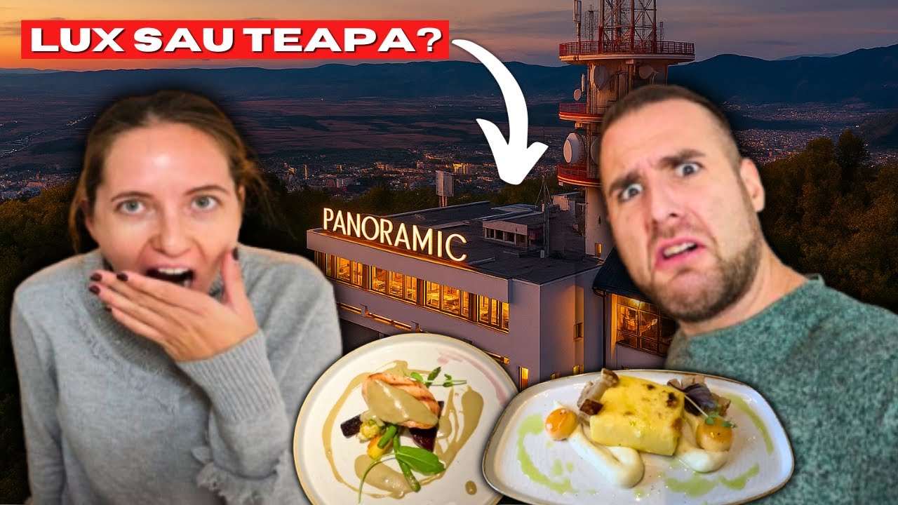 SOCANT: Mancarea la Restaurantul cu cea mai frumoasa priveliste din ROMANIA - Panoramic Brasov