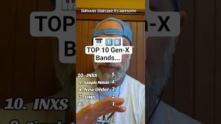 🎹 1️⃣0️⃣ TOP 10 Gen-X Bands... #top10 #genx
