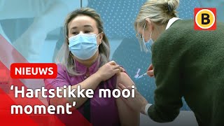 Allereerste coronaprik van Nederland gezet in Veghel | Omroep Brabant