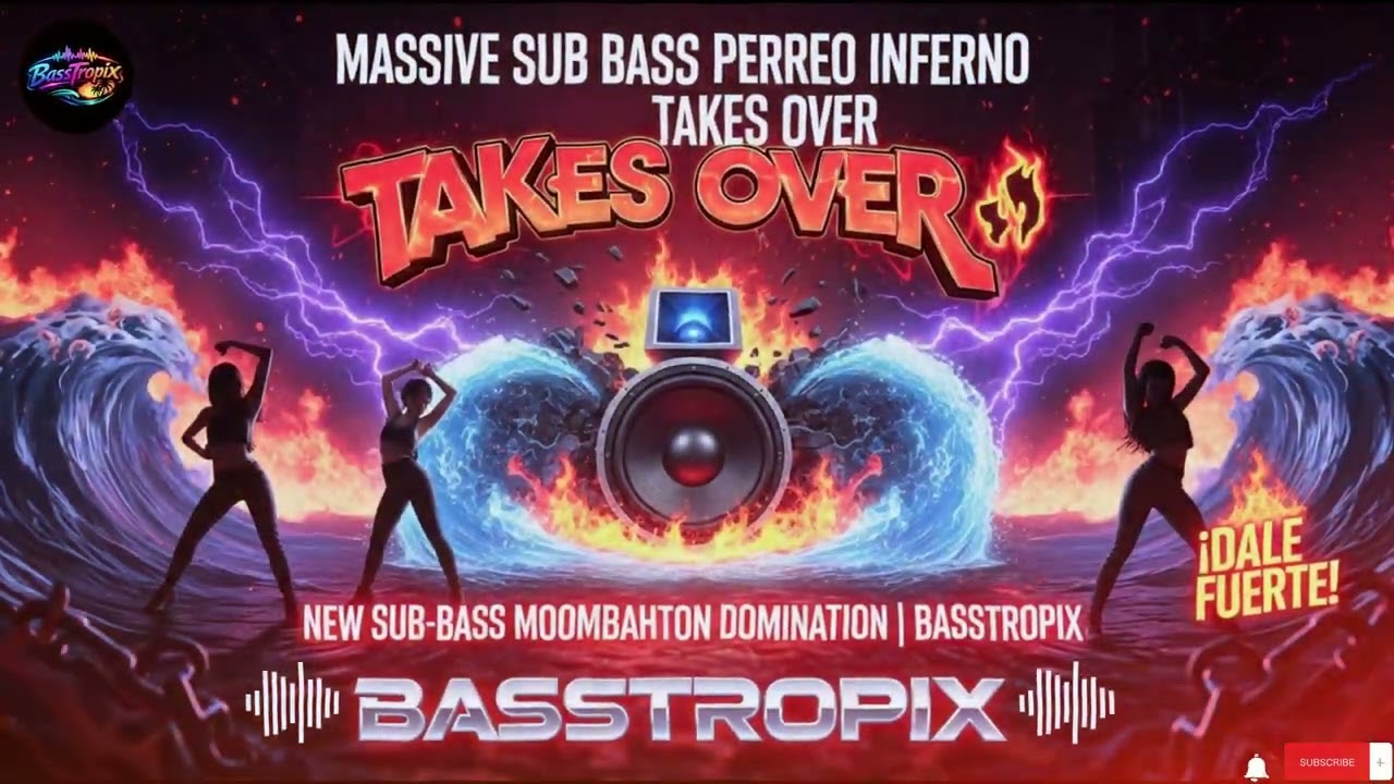 Massive Sub Bass Perreo Inferno Takes Over | New Reggaeton Moombahton Mix 2026 (BassTropix)