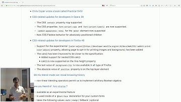 Latest CSS news  - Talk.CSS #9