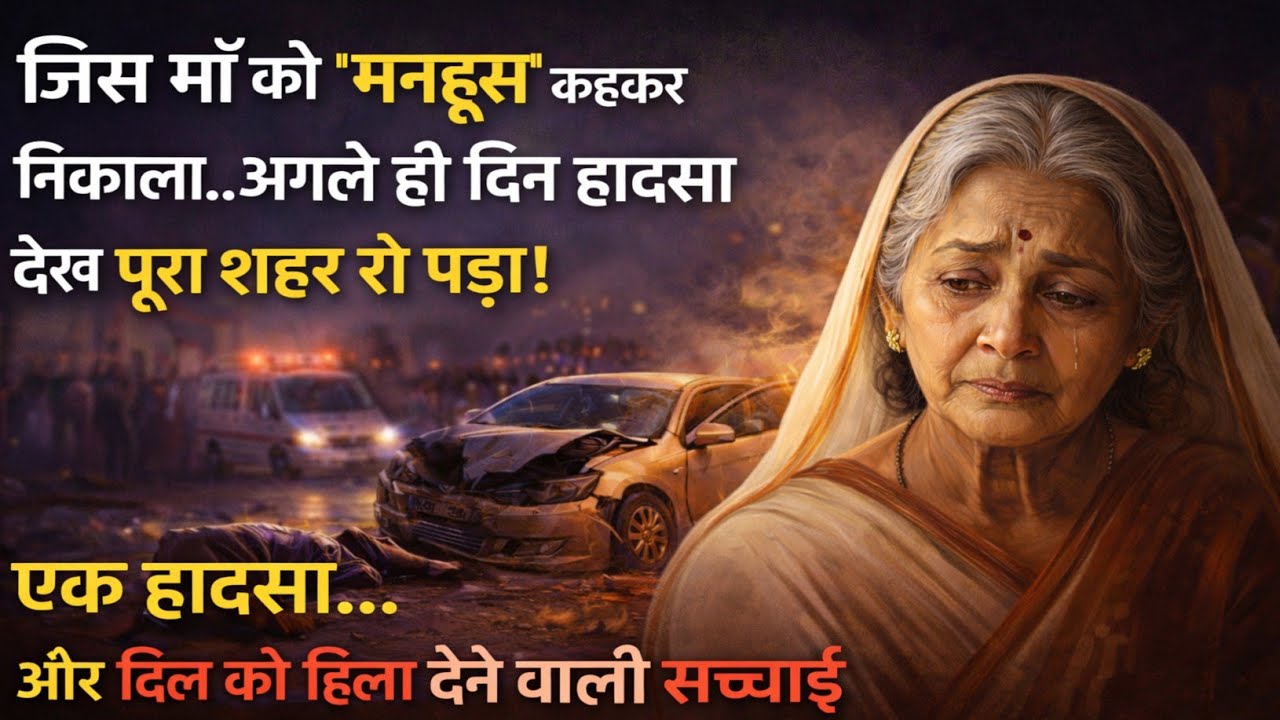जिस माँ को ‘मनहूस’ कहकर निकाला… 24 घंटे में बेटे के साथ हुआ ऐसा हादसा कि रो पड़ा पूरा शहर!