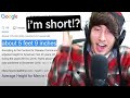 KreekCraft REVEALS His Height... (HE'S SHORT)