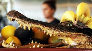 Уличная еда Таиланда в Паттайе ✔ мокашницы, кафе и торговцы жаренными крокодилами