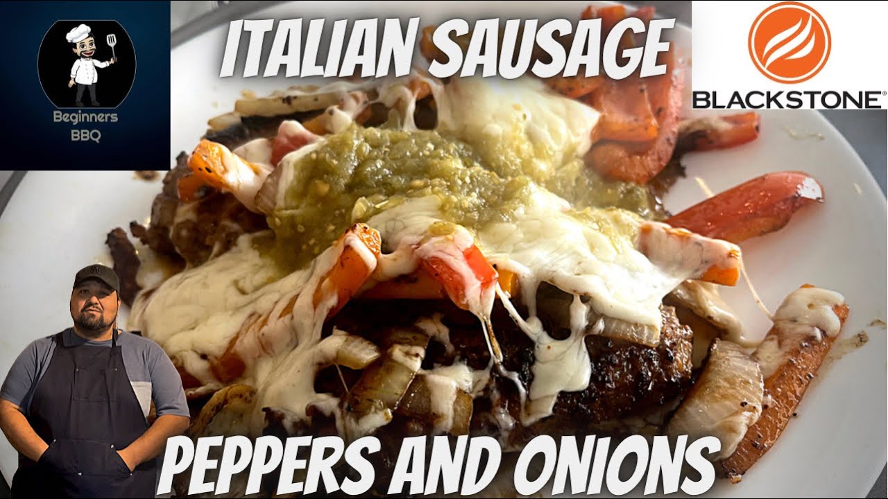 Italian Sausage and Peppers on Blackstone Griddle Recipes YouTube