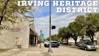 Irving Heritage District || Walking Around Irving, Texas