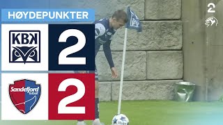 Kristiansund BK 2 - 2 Sandefjord - Høydepunkter