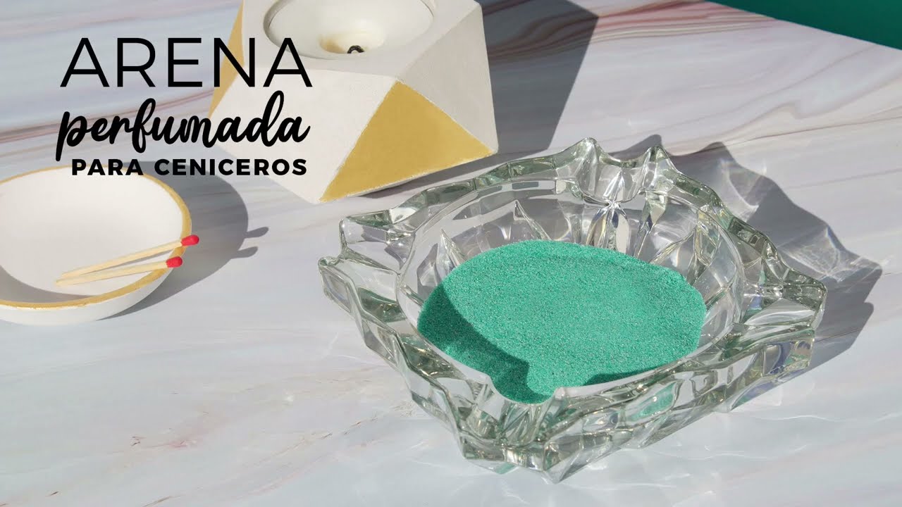 Lo encontré ventana no se dio cuenta Como hacer tu propia Arena perfumada para Ceniceros - YouTube