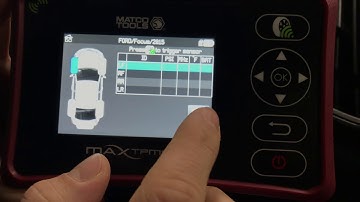 Ford Focus Manual TPMS Relearn Matco MAXTPMS 2.0