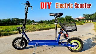 Build A Electric Bike Scooter 350w 40km/h - DIY Electric Bike Foldable