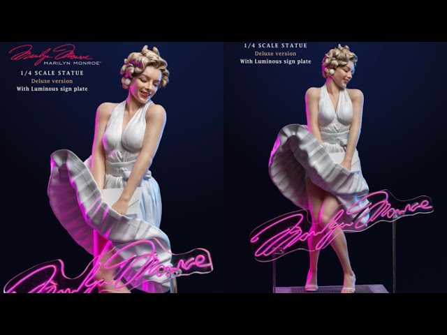 New MARILYN MONROE DELUXE statue revealed star ace toys preorder