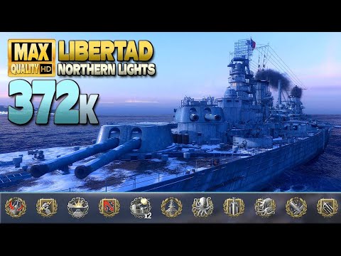 Super unicum with the battleship Libertad - World of Warships
