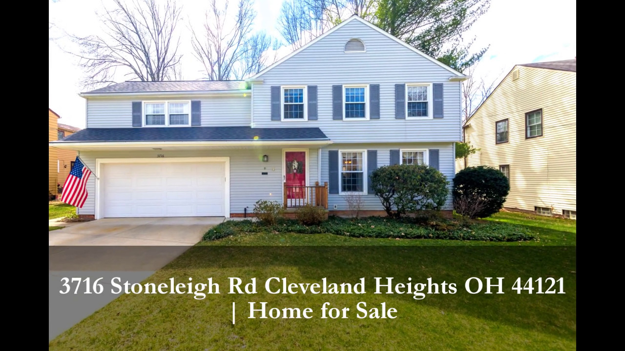 SOLD! 3716 Stoneleigh Rd Cleveland Heights OH 44121 Home for Sale