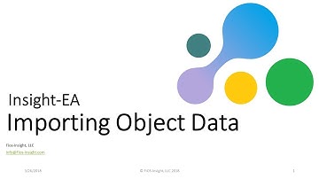 Importing Object Data