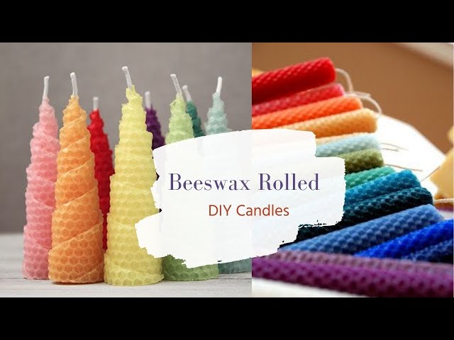 How to Make Rolled beeswax Candles 