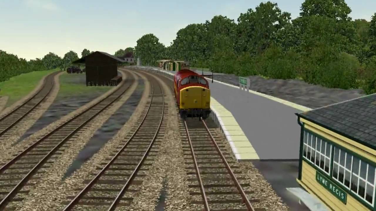 Lyme Regis Branch Summer 2008 HD Microsoft Train Simulator YouTube
