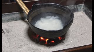 味噌粥（ジコ坊風）-Rice porridge(Princess Mononoke style)-Japanese food【江戸長火鉢　117杯目】