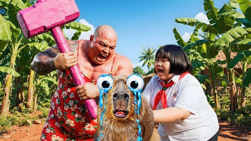 Capybara. Hùng trọc tráo đổi nước hoa của anh 2 #capybara