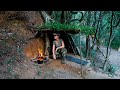 Full-Video: Solo Bushcraft in 2days, No Food | Survival Food in Forest - Bushcraft Skills