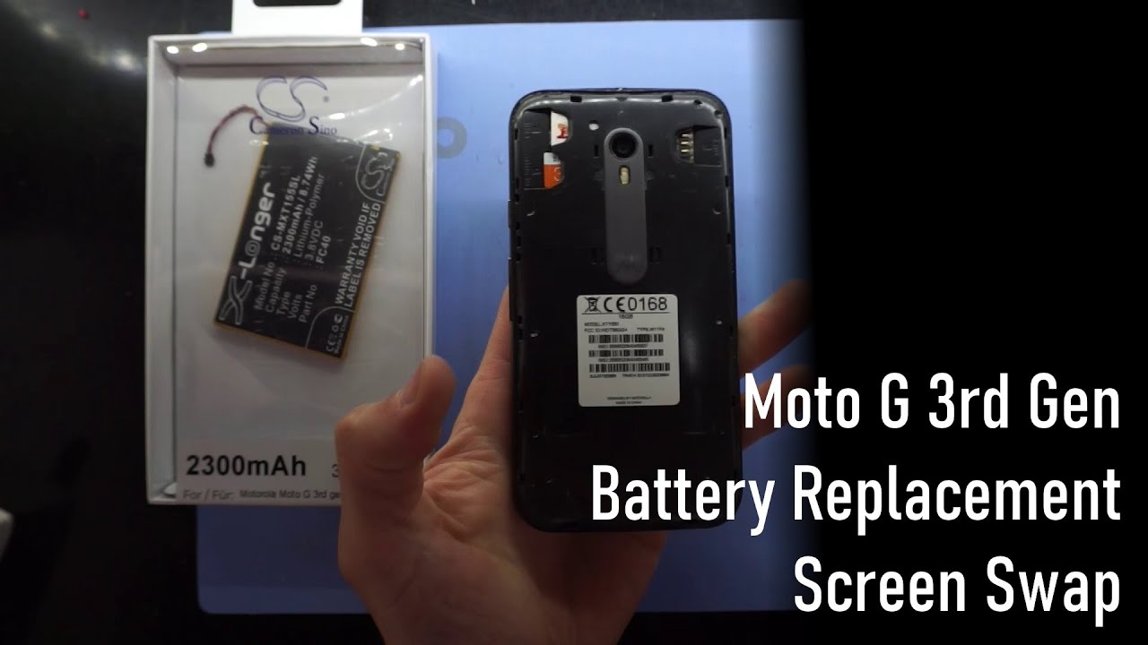 Moto G 3rd Gen Battery and Screen replacement