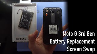 Moto G 3rd Gen Battery and Screen replacement