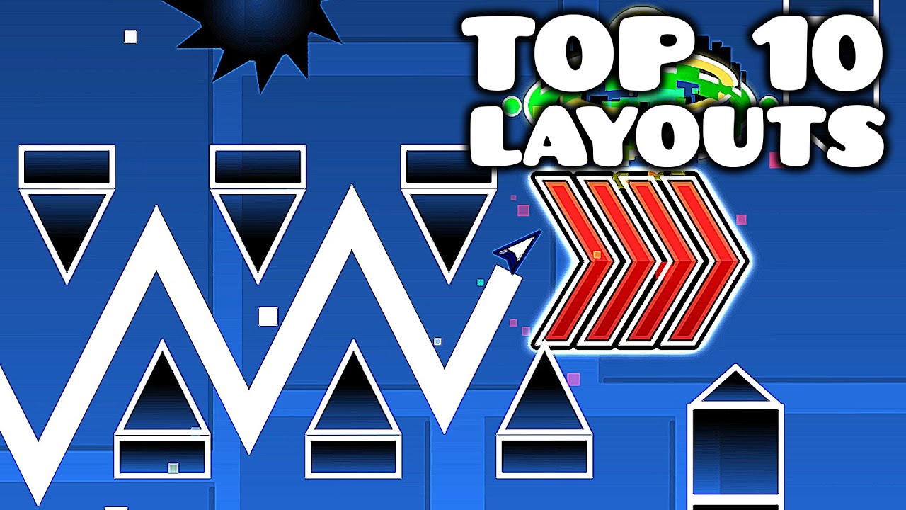 The TOP 10 Hardest Layouts | Geometry Dash 2.2 - YouTube