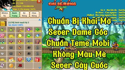 Nro Lậu Mới Nhất Nro Vegetarian Chuẩn Bị Mở Sever Dame Gốc Chuẩn Team Không Màu Mè Sever Cày Cuốc