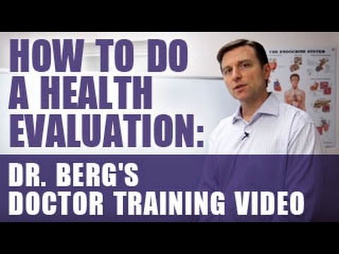 How to do a Health Evaluation: Dr. Berg's Doctor Training Video