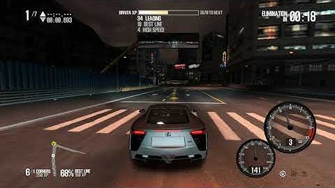 Need For Speed Shift-2 Unleashed Gameplay | Lexus LFA | Eliminator Shangai Yan