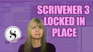 Scrivener 3 for Windows: Locking the Inspector
