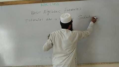 lecture#41||KPK CLASS 8th MATHS||chapter#6||basic algebraic formulas||exercise#6.1||question#1