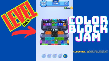 Color Block Jam Level 921 Walkthrough / Solution