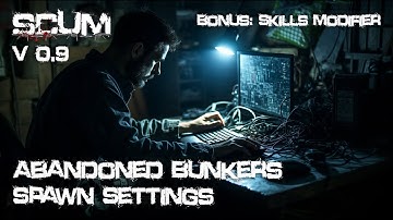 [SCUM v0.9] Abandoned Bunker Puppet Spawn Settings and Skill Modifiers
