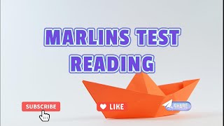 Marlins Test For Seafarer - Reading
