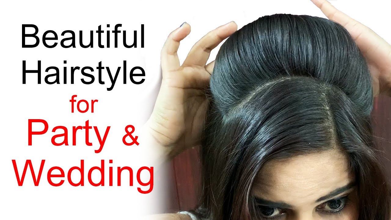 51 Stunning Wedding Hairstyles For A Round Face | Hair style on saree, Wedding  hairstyles for long hair, Engagement hairstyles