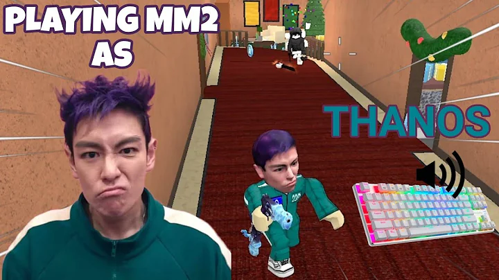 THANOS DESTROYS TEAMERS IN MM2 + GAMEPLAY *KEYBOARD ASMR*