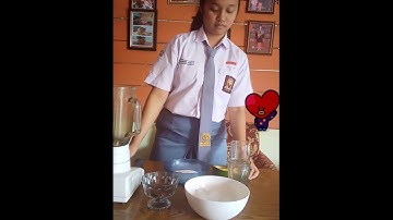 Procedure Text ( How To Make Avocado Juice )