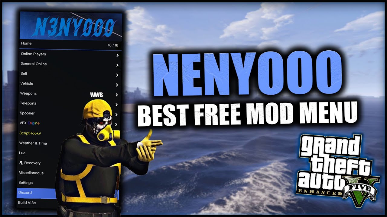 Nenyooo Mod Menu  – Heist Editor + Modded Outfits + LUA Scripts (GTA 5)