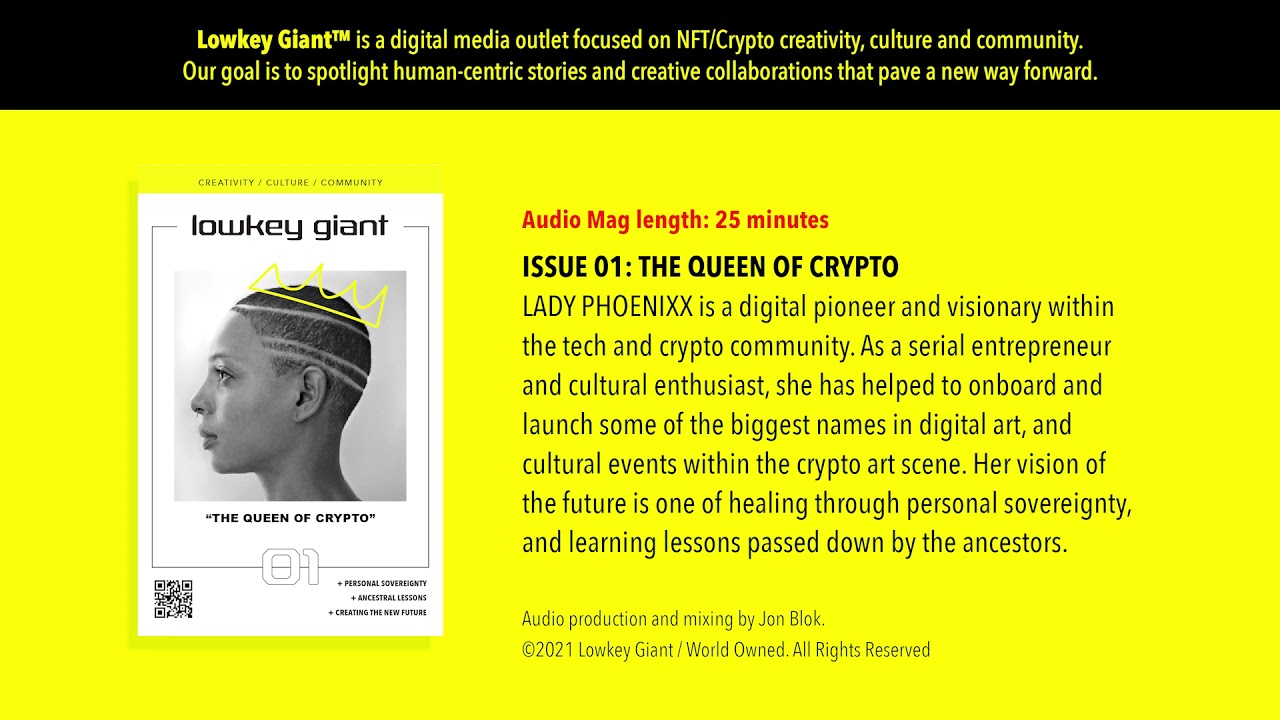 Lowkey Giant / Issue 01 / Lady Phoenix 