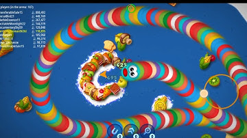 Worms Zone io Biggest Snake & Highest Score & New Record Worms Zone iO | SnakeGame @palgaming6462