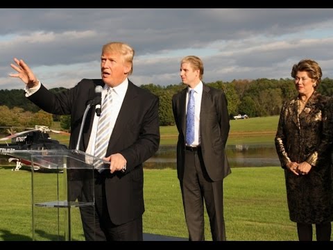 Donald Trump at Trump Winery (wine/alcohol/drug)