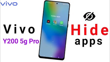 How to Hide Apps in Vivo Y200 5G Pro | Vivo Phone App Hide Trick 2025