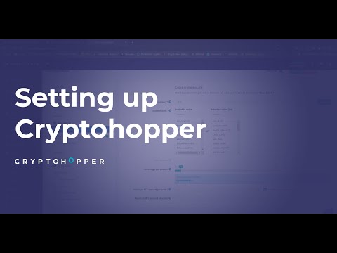   Setting Up Cryptohopper