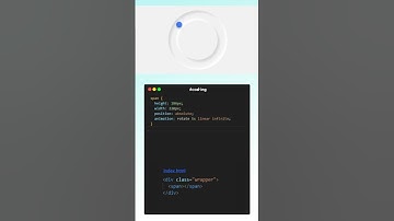 Dot rotation on circle using CSS and HTML #coding